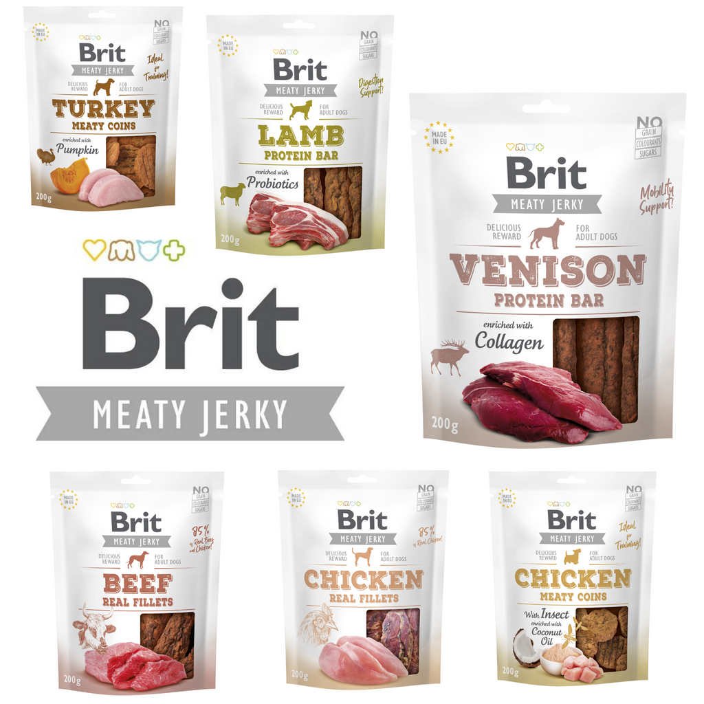 opakowanie smaczki BRIT JERKY