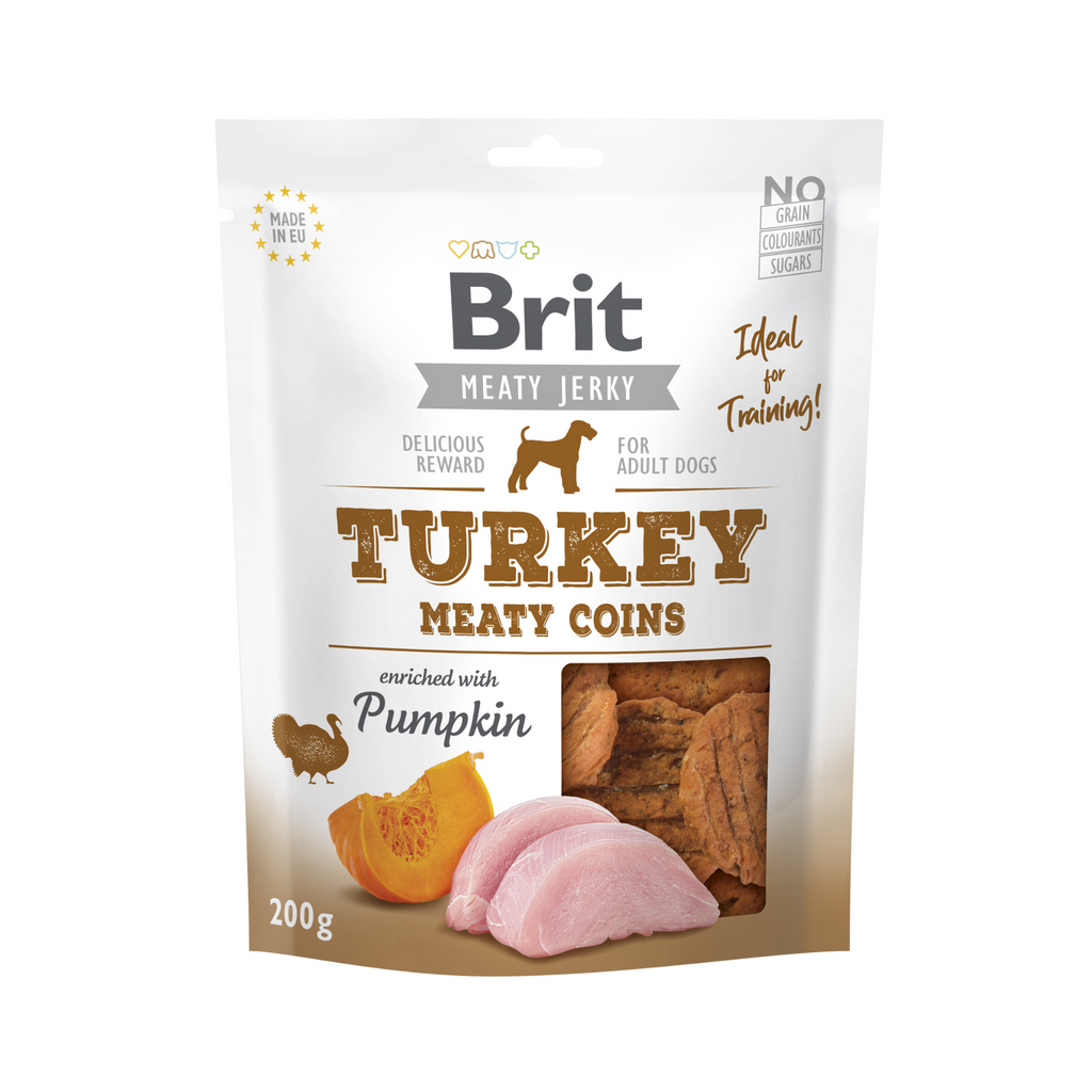 opakowanie smaczki BRIT JERKY indyk