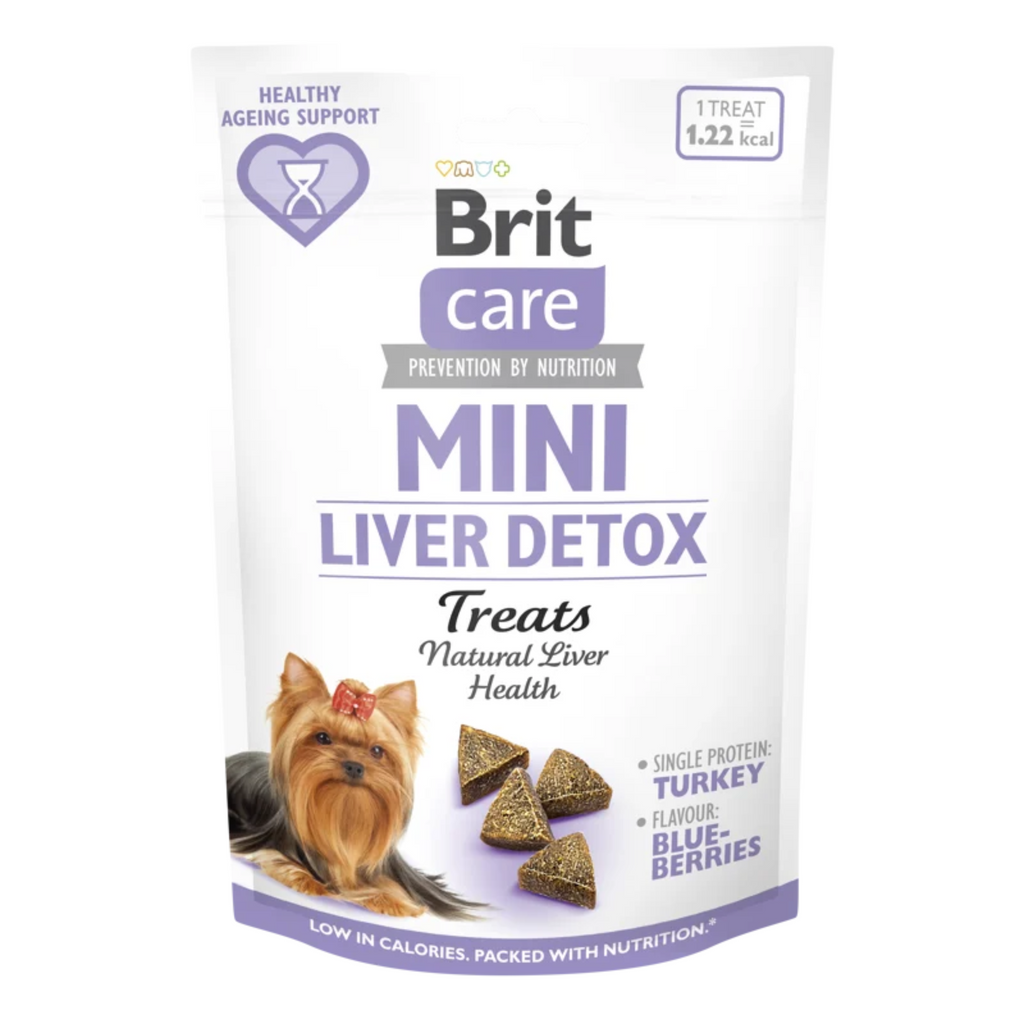 opakowanie smaczki dla psa brit mini liver detox